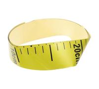 WOONEKY Pegatina Autoadhesiva Reflectante para Indicador de Nivel de Agua, Cinta Métrica de Aluminio 3.5 Cm X 1 M, Medidor de Altura de Líquidos Resistente a Humedad para Tanques