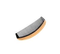 WOONEKY Peine De Cuerno Sándalo Natural Antiestático Con Dientes Finos Masaje Para Peluquería Profesional Accesorios Para Barbería y Cuidado Del Cabelludo