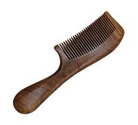 WOONEKY Peine De Madera Mango Redondo Peine De y Grande Para Mujeres Para Casa Cómodo De Madera Natural