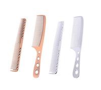 WOONEKY Peines de Aluminio para Peluquería Color Bronce Peine Profesional para Corte de Cabello y Desenredado Herramienta de para Salón de y Mujeres