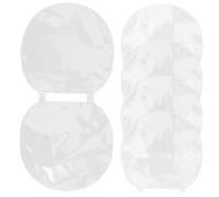 WOONEKY Películas Protectoras Gruesas Adhesivas para Raquetas de Tenis de Mesa, Funda Transparente 5 Unidades, Accesorio Profesional para Protección y Prolongar Vida Útil en Deportes