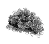 WOONEKY Peluca Abuela Gris Peluca Corta para Cosplay Disfraz de Anciano Tocado para Halloween Fiestas de Disfraces Accesorio de Disfraz para Hombre