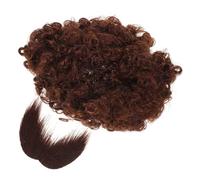 WOONEKY Peluca Afro Barba Accesorio Para Disfraz Disfraz De Pirata Bigotes De Halloween Set De Cosplay