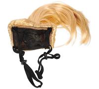 WOONEKY Peluca para Gatos y Perros Accesorio Elegante para Fiestas Decoración para Mascotas