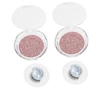 WOONEKY Pestañas Postizas Largas Hechas a Mano Accesorios Autoadhesivos para Ojos para Fiestas Escenarios Y Vida Cotidiana