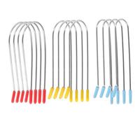 WOONEKY Pinzas Para Rulos Calientes y Clips Cabello 24 Piezas Surtidas Tamaños 3.2cm, 2.54cm y 1.9cm, Acero Flexible, Kit Para Permanente En Casa Para Uso Personal y Profesional