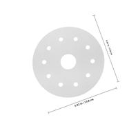 WOONEKY Placa de Conducción de Calor de Metal para Inducción y Ollas | Acero Inoxidable, Reduce Puntos Calientes Limpia Fácil, para Cocina y Salsa, Borde Liso Blanco
