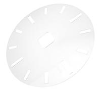 WOONEKY Plantilla de reloj para carpintería, superficie resistente a los arañazos, números romanos, ayuda de posicionamiento transparente, compatible con plantillas de router, versátil, plantilla de