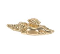 WOONEKY Pomo de Gabinete de Latón Diseño Vintage de Tortuga Montada en Caimán, Tirador Decorativo Retro para Cajones y Puertas, Perilla Resistente y Elegante para Muebles de Sala y Cocina