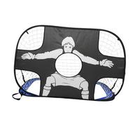 WOONEKY Portería de Fútbol Plegable para Entrenamiento para Patio Trasero Goal de Fútbol Mini para Interior y Exterior para Habilidades y Precisión el Tiro