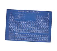 WOONEKY Póster Tabla Periódica Química Decorativa para Estudio Aula y Habitación Resistente