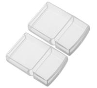 WOONEKY Protector para Mechero de Queroseno, 2 Unidades, Funda de Plástico Transparente, Compatible con Zippo, Cubierta Protectora para Encendedor