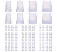 WOONEKY Protectores de Tacón para Zapatos de Mujer, 20 Pares, Material Pvc, Diseño Antideslizante y Duradero, Ideales para Césped y Zonas Húmedas