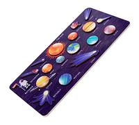 WOONEKY Puzzle de Madera Sistema Solar para Educativo de Correspondencia Planetas Montessori Desarrollo Cognitivo Infantil