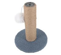 WOONEKY Rascador para Gatos de Piso con de Cuerda de Yute y Bola Colgante Accesorio para Mascotas para Interiores Color Azul