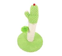 WOONEKY Rascador Vertical para Gatos Forma De Cactus Poste Resistente Natural De Sisal Tamaño Mediano para Interiores Cuidado De Uñas y Bienestar Felino