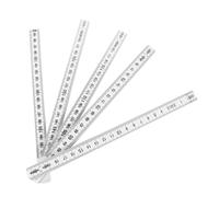 WOONEKY Regla Plegable de Metros para Carpintería y Bricolaje Herramienta de Medición Portátil y Resistente Ambientes Húmedos con Lectura Fácil y Diseño Compacto