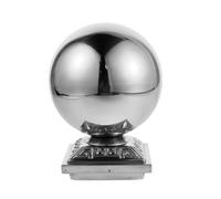 WOONEKY Remate De Poste De Cerca Balaustres De Metal Para Barandillas Interiores Bolas De Pasamanos Resistentes Tapas De Poste Redondas Bolas De Pasamanos Decorativas Remates Para