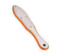 WOONEKY Removedor de Callos Pies de Acero Inoxidable, Escofina Ligera para Pedicura Profesional y Exfoliante Eficaz para Talones Agrietados Color Aleatorio