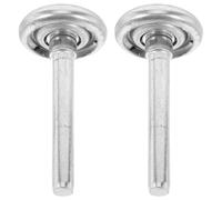 WOONEKY Rodillos de Metal para Puerta de Garaje 2 Piezas con Cojinete Sellado, Rodillo Silencioso y Deslizamiento Suave, Accesorios de Repuesto para Puertas Enrollables y Correderas,