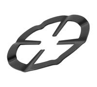 WOONEKY Soporte Antideslizante para Cafetera de 13 CM Anillo para Quemador de Estufa de Gas Rejilla Resistente al Fuego en Hierro Fundido Negro Accesorio para Cocina Doméstica y