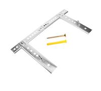 WOONEKY Soporte para Calentador de Agua Eléctrico de Pared Tipo Pórtico 3 MM Grueso para Calentadores Cilíndricos Montaje en Paredes Huecas Soporte Resistente de Hierro 1 Pieza