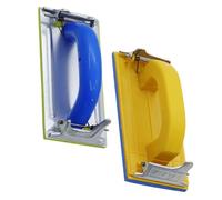 WOONEKY Soporte para Papel de Lija Manual, Herramienta de Lijado para Carpintería, Bloque Lijador para Madera, Soporte Resistente para Lijar Paredes y Trabajos de Bricolaje