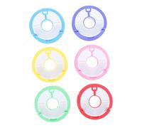 WOONEKY Tabla De Línea De Pesca Multifuncional 6 Bobinas De Silicona, Organizador Ligero y Resistente, Carrete Manual Compacto para Uso Pesca Deportiva y Exteriores