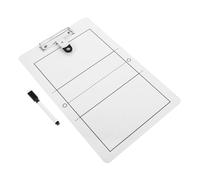 WOONEKY Tablero Táctico Doble Cara para Entrenadores de Voleibol Pizarra Blanca Resistente para Entrenamiento y Partidos Soporte Duradero para Comunicación Efectiva entre Entrenador y