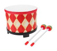 WOONEKY Tambor Infantil de Madera para Instrumento Musical de Percusión Educativo para Desarrollo y Sensorial Juguete para Actividades Grupo Usar