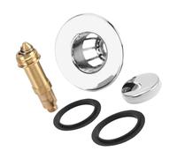 WOONEKY Tapón de Desagüe para Lavabo Núcleo de Rebote, Filtro Colador de Plástico para Lavabo de Baño, Evita Obstrucciones, Accesorio Baño, 1 Unidad