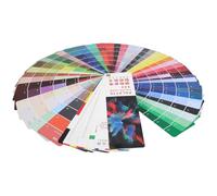 WOONEKY Tarjeta de Muestra de Pintura 385 Colores, Tabla Guía de Mezcla de Colores para Artes y Manualidades, Referencia Profesional para Combinar Tonos Exactos en Proyectos de Diseño