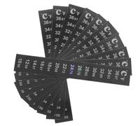 WOONEKY Tira Adhesiva Termómetro Líquido para Acuarios de 10 a 36 °C 10 Unidades Pegatina Termosensible para Control Preciso de Temperatura en Terrarios y Peceras Interiores