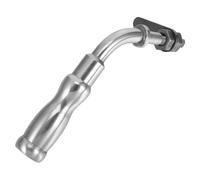 WOONEKY Tirador para Chimenea de Leña Manija de Repuesto Pequeña Resistente al Calor Diseño Antideslizante Accesorio Funcional para Herramientas y Puertas de Estufas Adecuado para