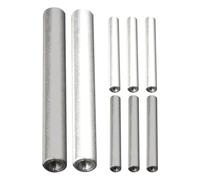 WOONEKY Varilla Electrólisis Hierro Aluminio 8 Piezas Repuesto Para Analizador De Calidad Del Agua Medición De Pureza Experimentos Calentadores De Agua 2.55X0.31X0.31 in