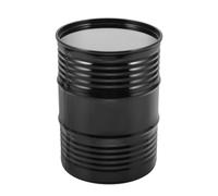 WOONEKY Vaso de Dados de Hierro de Doble Capa Negro, Cubilete de Dados Profesional Diseño Barril de Aceite, Espesor Reforzado y Gran Capacidad para Juegos de rol, Bares y Fiestas