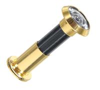 WOONEKY Visor de Puerta Acero Inoxidable con Cubierta de Privacidad Mirilla para Puerta Frontal con Ángulo Amplio de Seguridad Residencial y Comercial