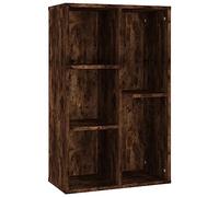 Woonisher Estantería/Aparador Madera contrachapada Roble Humo 50x25x80 cm Armario de Cocina despensa de Cocina Armario de Cocina Alto