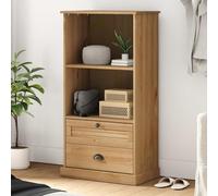 Woonisher Librería Vigo Madera Maciza de Pino 60x35x114,5 cm Mueble de TV aparador Mueble de TV