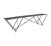 Woonisher Mesa para empapelar Plegable de MDF y Aluminio 300x60x78 cm