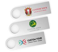 Wooolken 20 Piezas Mini Pendrive Metálico Personalizado USB 2.0 - Memoria USB con Logotipo o Diseño Personalizador 128MB/256MB/512MB/1GB/2GB/4GB/8GB/16GB/32GB /64GB/128GB