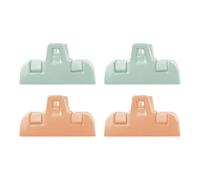 WOOOW! - SET 4 PINZAS CIERRA BOLSAS - Pinzas Cierra Bolsas para Conservar la Frescura - Pinzas Cierra Bolsas de Plástico Duradero - Pinzas Cierra Bolsas para Alimentos y Snacks - Pinzas Cierra Bolsas