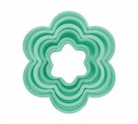 Wooow Set de Moldes de Repostería Silicona 5 Piezas 9,5 cm (36 Unidades)