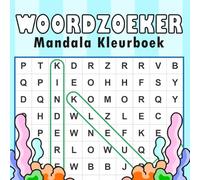 Woordzoeker & Mandala Kleurboek: Grote Letters Woordzoekers in het Engels en Mandala’s voor Kinderen, Senioren en Volwassenen
