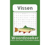 Woordzoeker Puzzelboek over Vissen, Vissen hengelsport, Vissen spel: Woordzoekers met groot en makkelijk leesbaar lettertype over vissen, formaat 6 × ... voor vakanties, feestdagen en vrije tijd