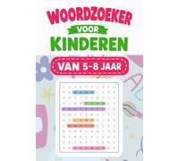 Woordzoeker voor Kinderen van 5-8 Jaar: Grote Letterpuzzels vol Plezier en Avontuur