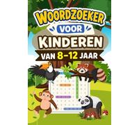 Woordzoeker Voor Kinderen Van 8-12 Jaar: Leuke en leerzame woordzoekers met jungledieren voor urenlang speelplezier