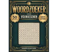 Woordzoeker Voor Volwassenen: Grote Letter Puzzels Voor Ontspanning