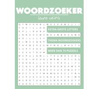Woordzoeker voor Volwassenen | Lente Thema: 75 Puzzels | Puzzelboek Met Grote Letters