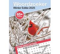 Woordzoeker Winter editie 2025: Extra Grote Letters Voor Senioren en Volwassenen